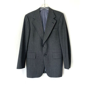 Hart Schaffner Marx Mens Sports Coat Blazer 40 R Jacket 70s Gray Escardille
